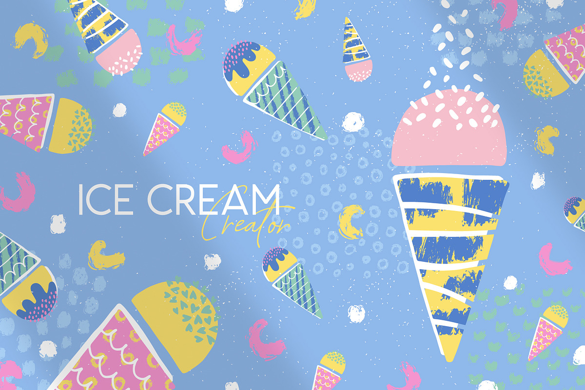 Summer Ice Cream Creator, an Object Graphic by MaNechaeva (Photo 1 of 16)