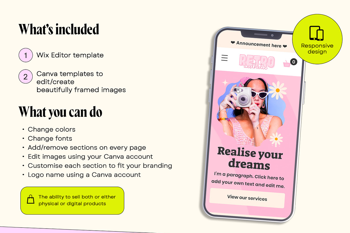 Pink Coaching Wix Template, a Wix Template by Template Twist Shop (Photo 4 of 10)