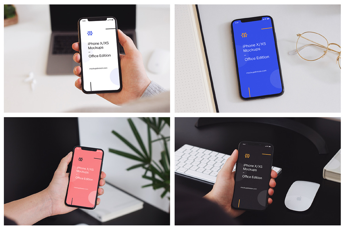 iPhone XS Mockup Bundle Urban+Office, an iPhone Mockup by Fields (Photo 3 of 5)