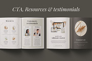 Clara Course Workbook Canva Template, a Templates & Theme by BoldNStudio (Thumbnail 16 of 16)