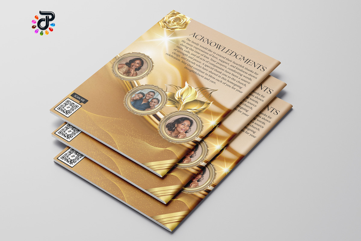 Elegant Canva Obituary Template, a Brochure Template by Protech Design ENT (Photo 9 of 9)