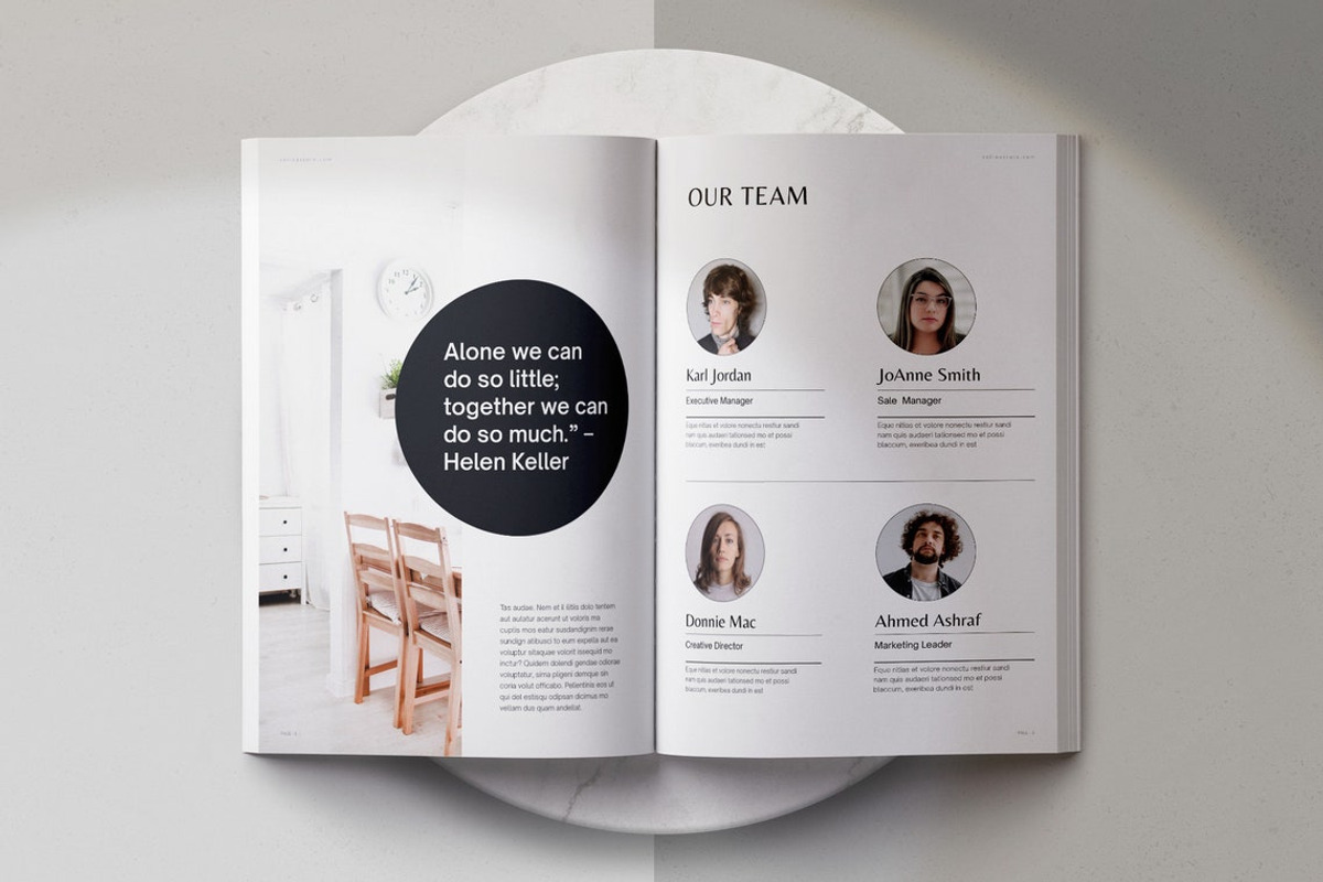 Minimal Services & Pricing Guide, a Brochure Template by Creativity-Design