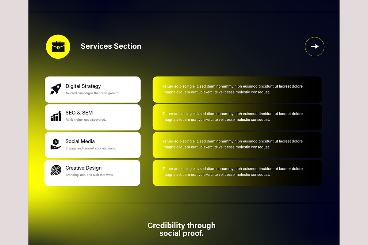 Marketing Agency Landing Page Design, a Landing Page Template by MightyDesign (Photo 3 of 9)