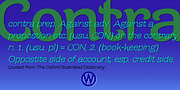 Contra Flare, a Serif Font by Wiescher-Design (Thumbnail 8 of 8)