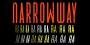 NarrowWay, a Sans Serif Font by Ingrimayne Type (Thumbnail 2 of 11)