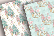 Nutcracker digital paper pack, a Pattern Graphic by designloverstudio (Thumbnail 3 of 6)