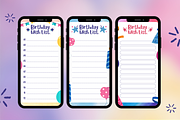 Colorful Happy Birthday Wish List, a Templates & Theme by TemplateCastleStore (Thumbnail 5 of 9)