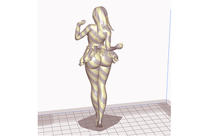 3d Topless Girl