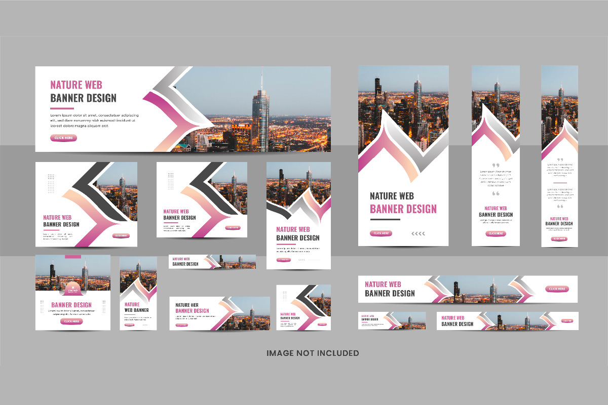 Lawn care, agro farm web banner set, a Presentation Template by Pavel_design