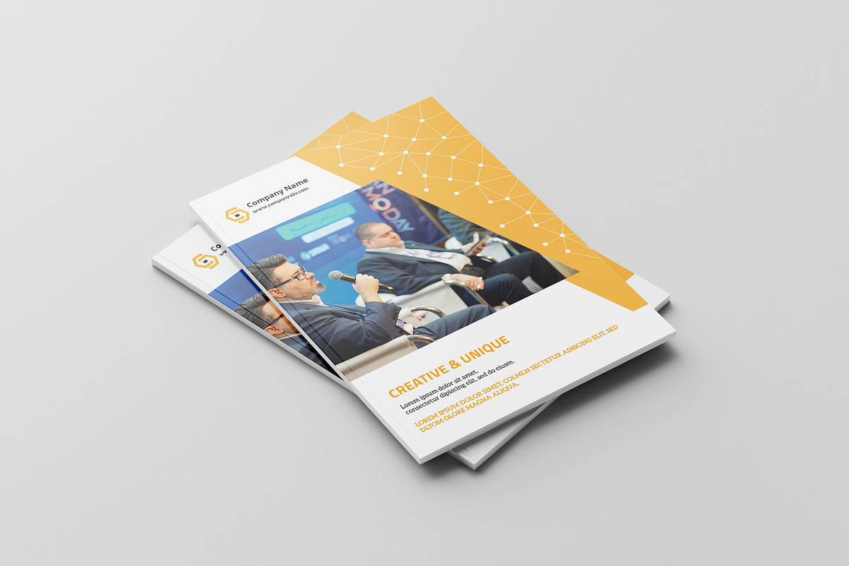 Corporate Brochure Template, a Brochure Template by retrographix (Photo 2 of 10)