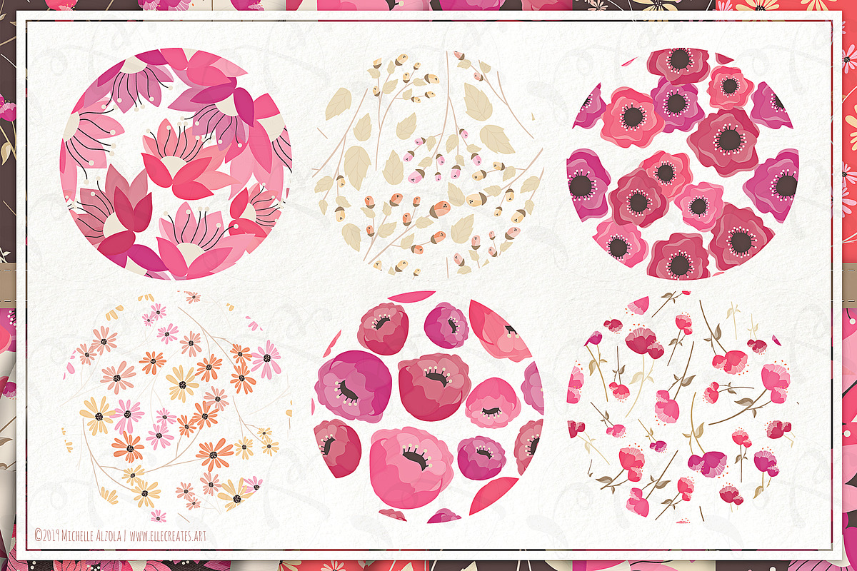 Springtime 03 - Seamless Patterns, a Pattern Graphic by Michelle Alzola (Photo 3 of 3)