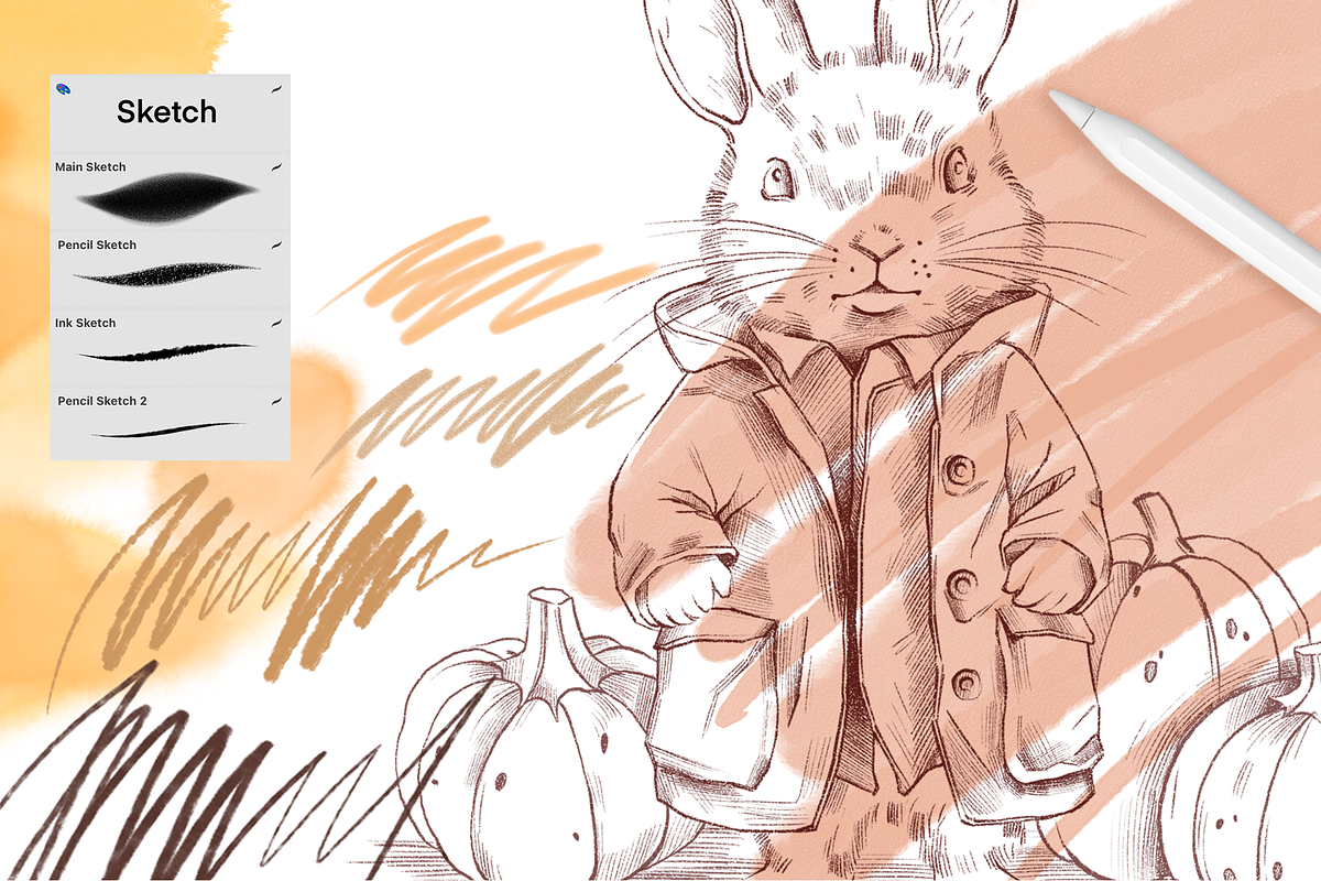 WATERCOLOR STUDIO FOR PROCREATE, a Brush Add-On by AlexandraArt (Photo 3 of 11)