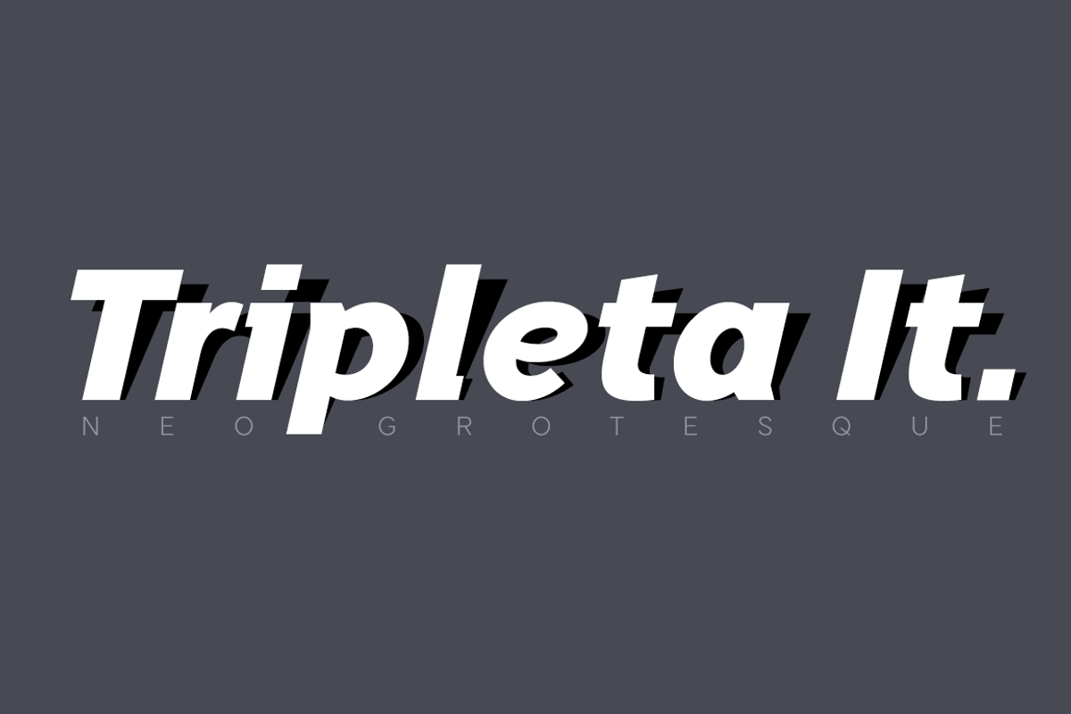 Tripleta Grotesk -8 fonts-, a Sans Serif Font by deFharo (Photo 3 of 9)