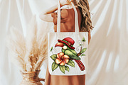 Whimsical Summer Tropical Birds Clip, an Illustration by designcity5 (Thumbnail 3 of 5)