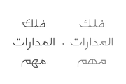 Falak - Arabic Font, a Sans Serif Font by Mostafa El Abasiry (Thumbnail 9 of 10)