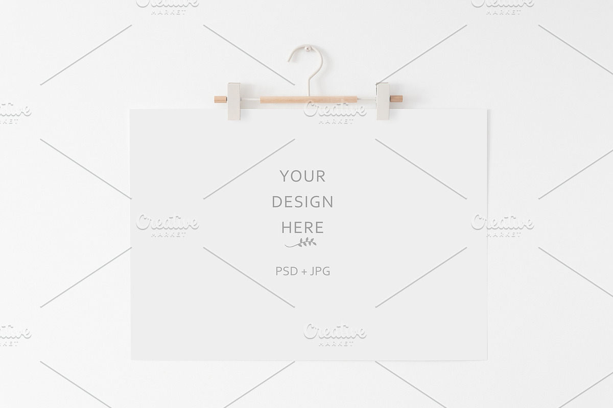 Print Holder Mockup Bundle, a Print Template by Kate Roubin (Photo 6 of 9)