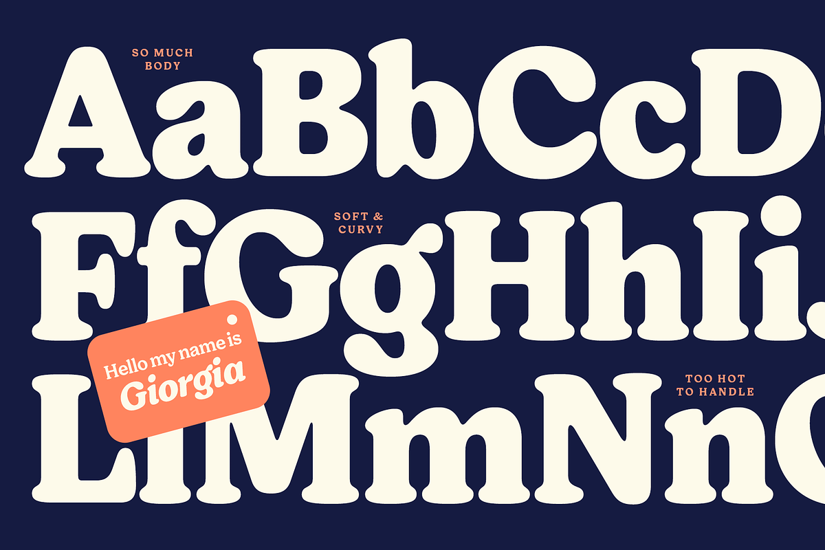 Giorgia - Soft Serif Family, a Serif Font by Fenotype (Photo 2 of 13)