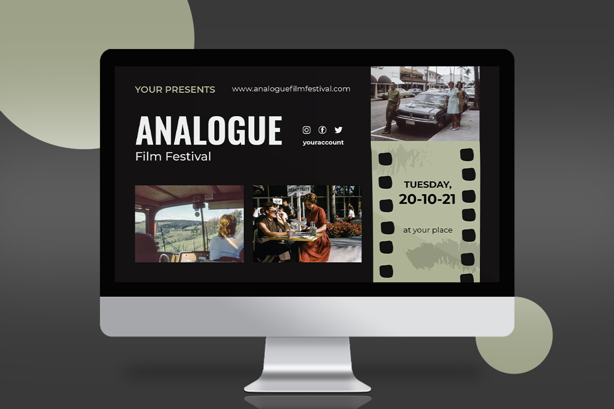 Analogue Film Digital Poster, a Templates & Theme by Rahardi Creative (Photo 3 of 4)