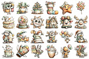 Whimsical Christmas Clipart, an Illustration by Daily.Designs (Thumbnail 3 of 5)