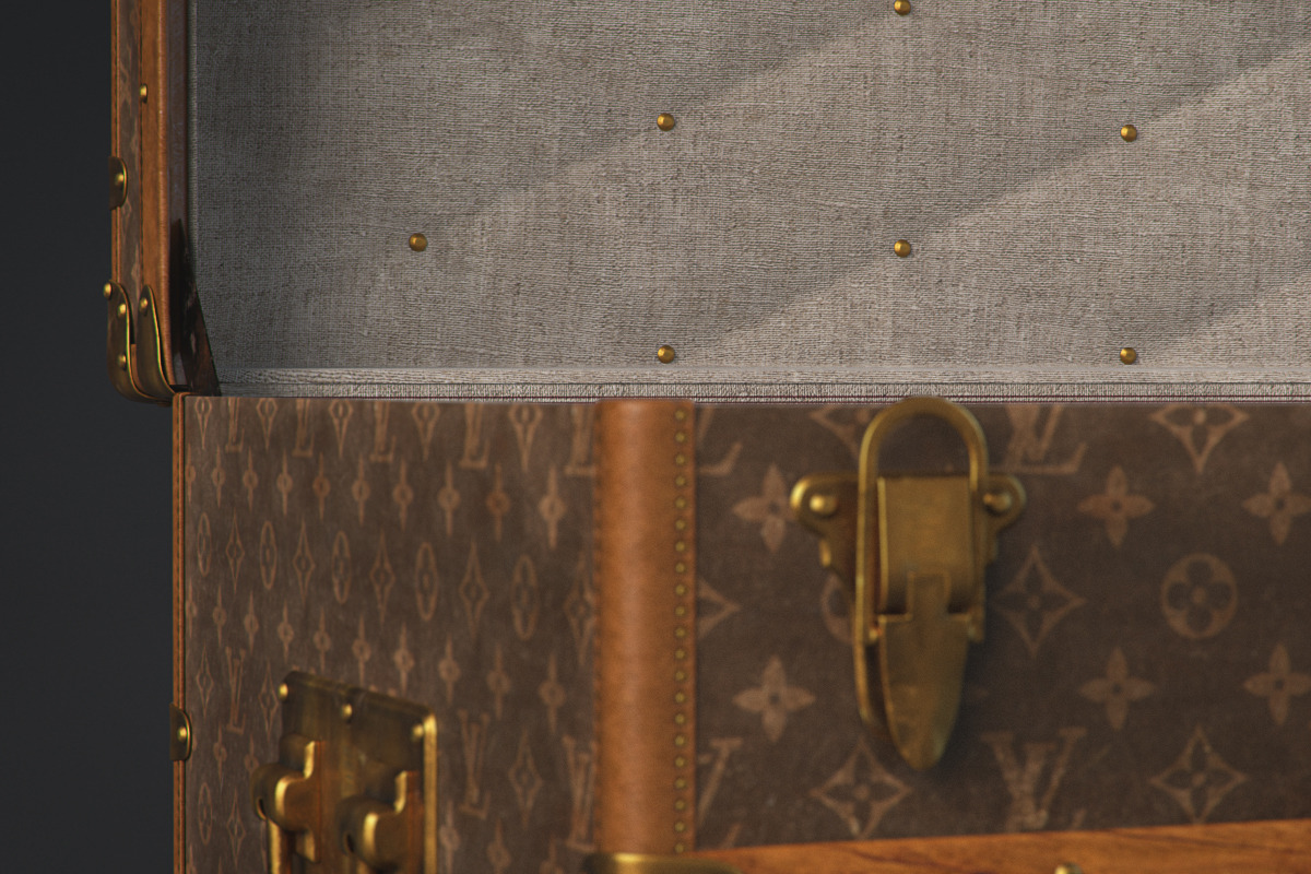 Louis Vuitton Trunk, a Furniture 3D Model by Dmitriy Kalko (Photo 7 of 18)