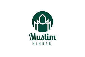 mosque logo vector icon illustration, a Branding & Logo Template by Dyn Studio