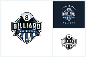 Billiard club Logo Design Template, a Branding & Logo Template by jundio studio