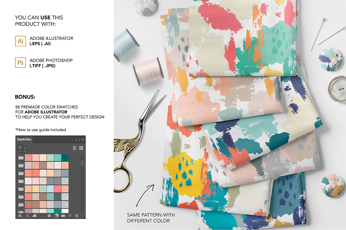 MATISSE Abstract Patterns Collection, a Pattern Graphic by Alisa Fimen Design (Photo 4 of 11)