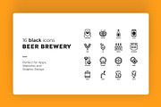 Beer Brewery | 32 Icons Set, an Outline Icon by Marina Silence (Thumbnail 3 of 17)