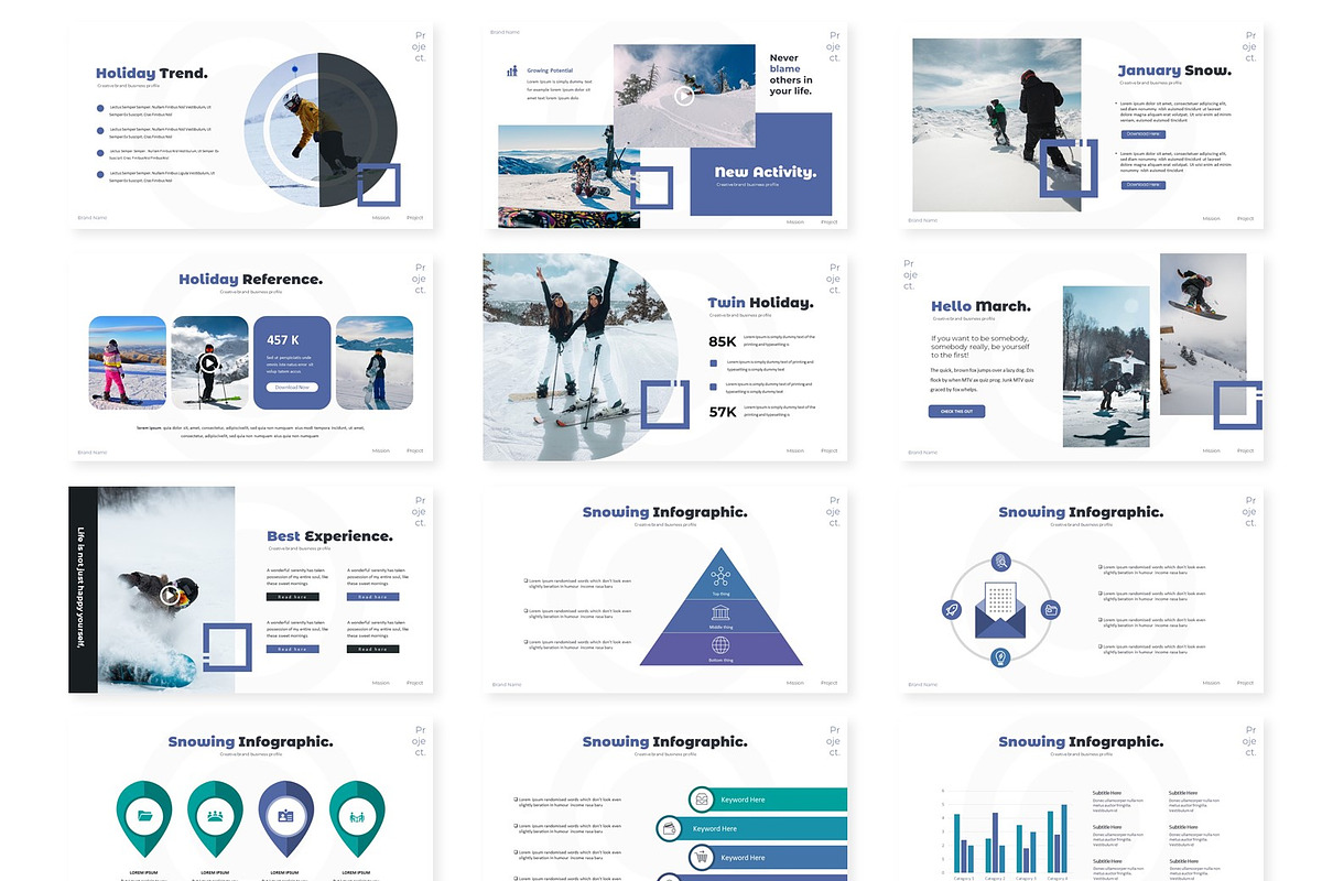 Snowly - Google Slides Template, a Presentation Template by AQR Studio (Photo 3 of 4)