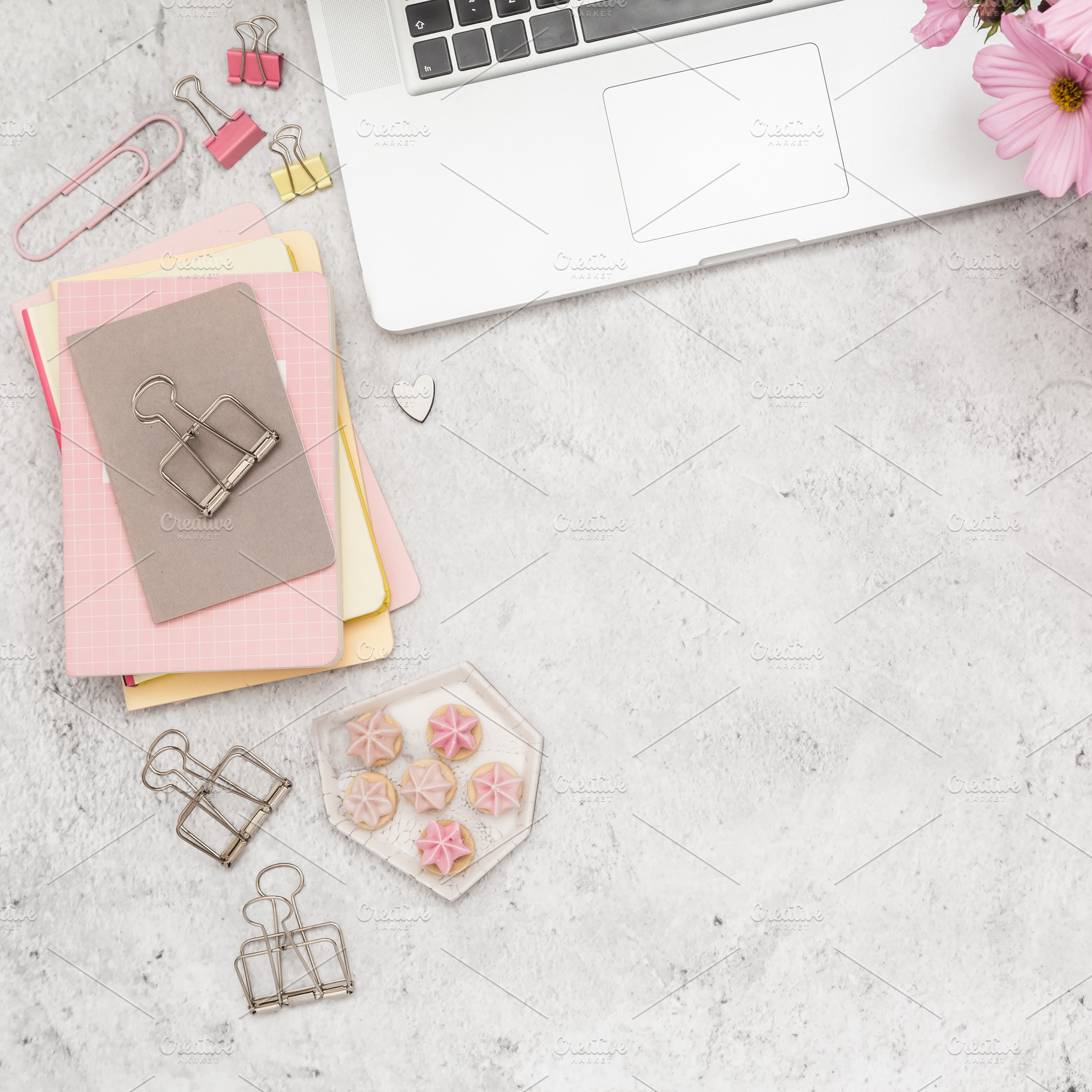 Pink & Grey, Styled Stock Photograph, a Business Photo by With Love Monique