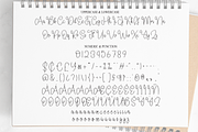 Notebook | Script Font, a Handwritten Font by Scratchones (Thumbnail 7 of 8)