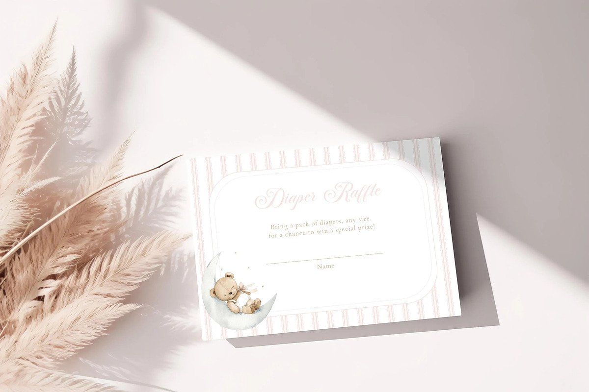 Teddy Bear Baby Shower Bundle Invite, an Invitation Template by LucaTheme (Photo 4 of 7)
