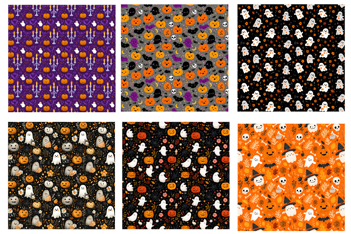 Spooky Halloween Digital Paper, a Graphic by Designking (Photo 2 of 4)