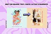 Y2K Instagram Post Templates Canva, a Social Media Template by Hell Yeah Designs (Thumbnail 6 of 6)