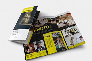 Lensa Photography Trifold Brochure