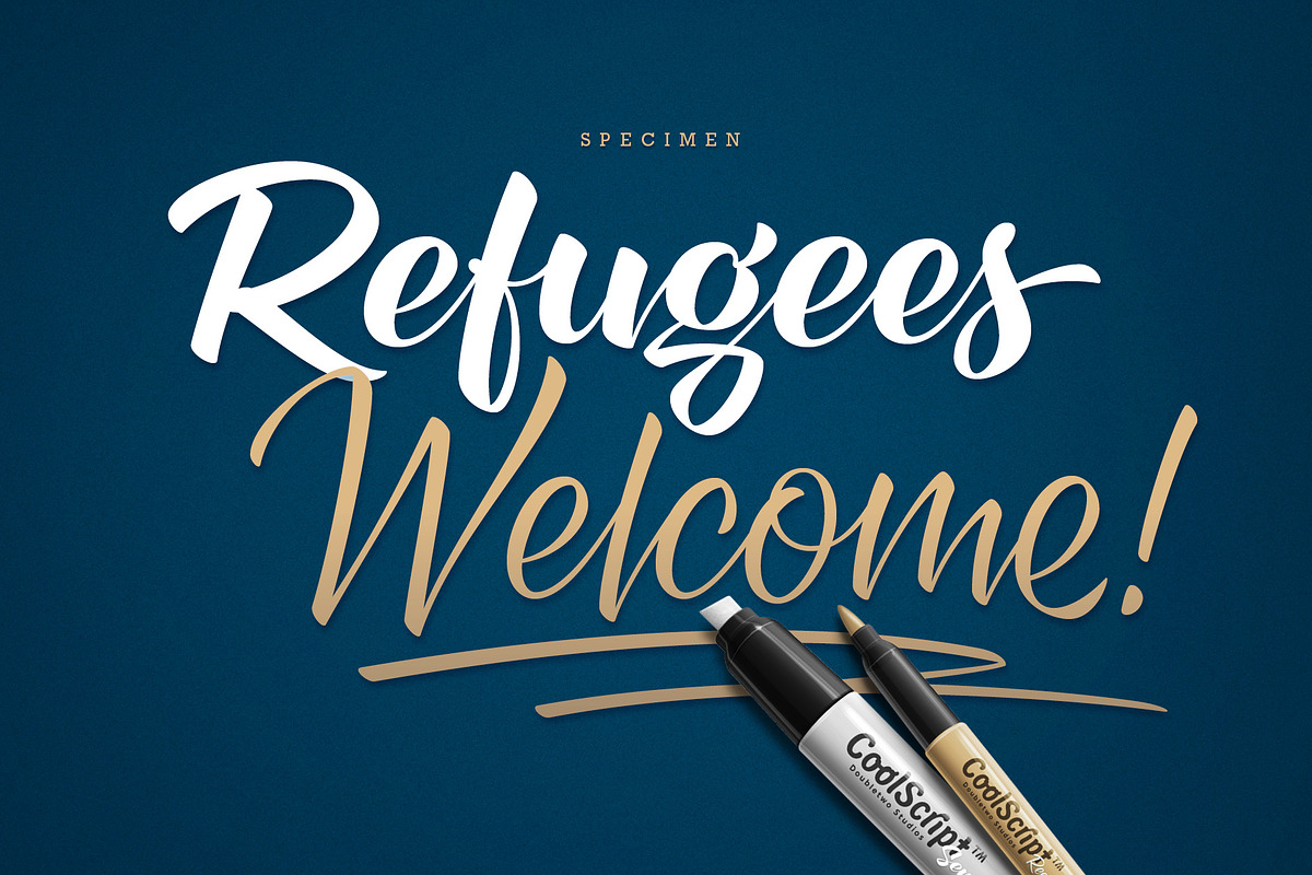 XXII CoolScript - Font Family, a Handwritten Font by Doubletwo Studios (Photo 8 of 13)