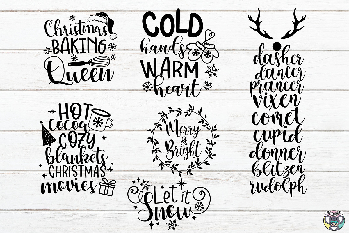 Christmas Svg Bundle, an Object Graphic by HeyLenaArts (Photo 4 of 8)