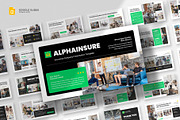 Insurance & Investment Google Slides, a Presentation Template by fluffstudio (Thumbnail 1 of 4)
