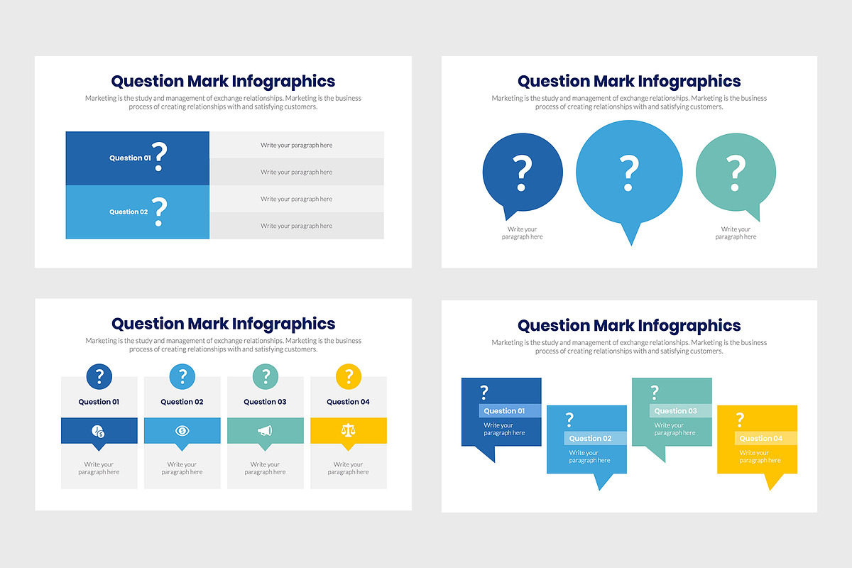 Question Mark Infographics, a Presentation Template by slidequest (Photo 5 of 6)