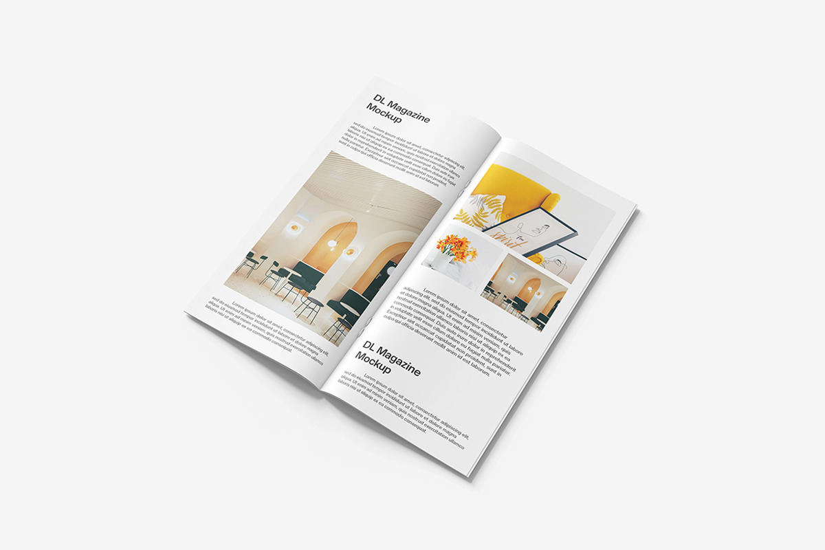 DL Magazine Mockup, a Product Mockup by MrLetters (Photo 4 of 5)
