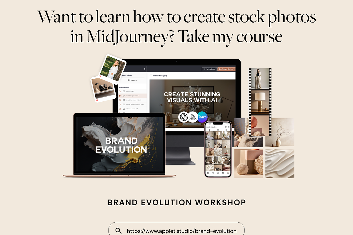 Serene Midjourney Stock Images, a Business Photo by Applet Studio (Photo 6 of 6)