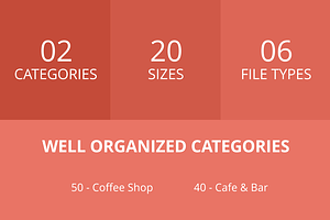 90 Coffee & Cafe Line Icons