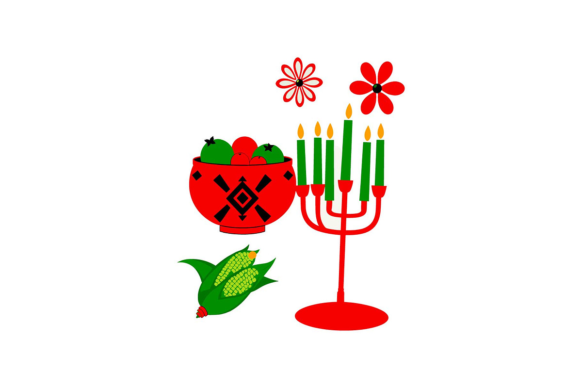 Kwanzaa Candle Holder Vector Set, an Object Graphic by Designs_River (Photo 13 of 16)