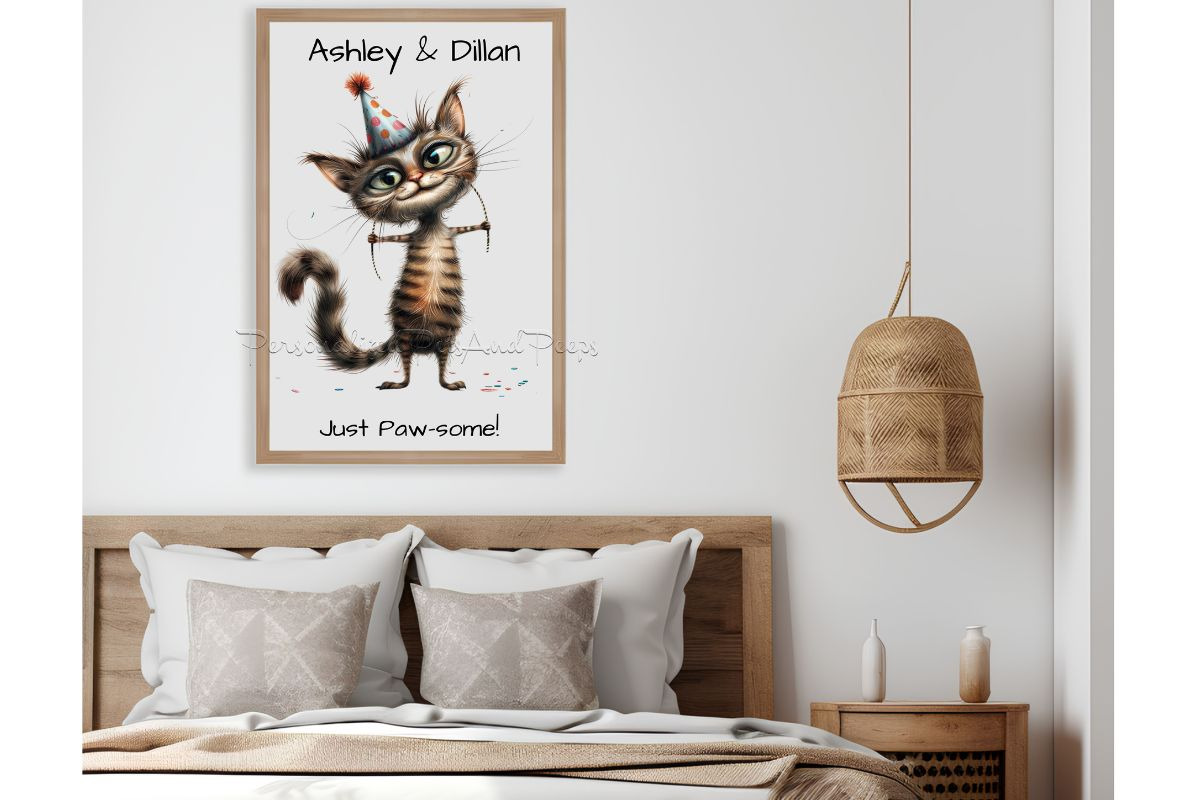 158 Whimsical Quirky Cat Clipart, an Animal Illustration by Art Paradise Studios (Photo 3 of 8)
