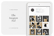 ELLIE Instagram Feed, a Social Media Template by Aprilea (Thumbnail 1 of 7)