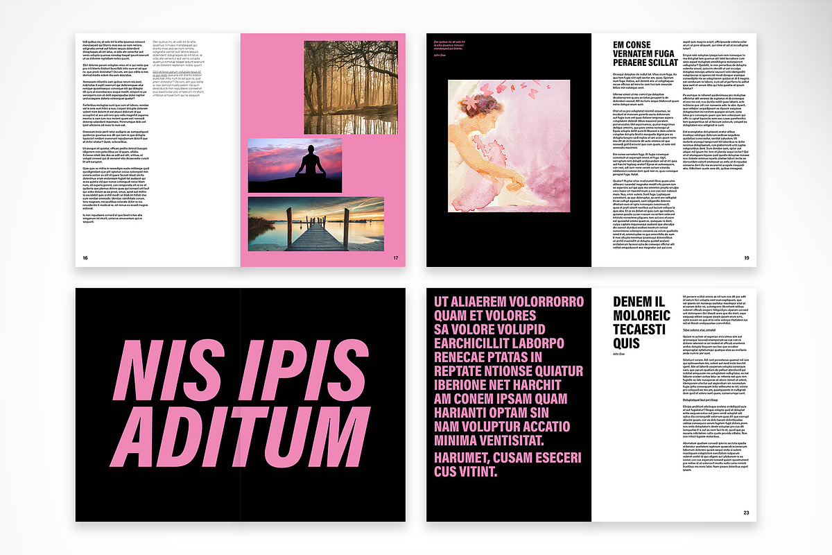 Bold and Modern Magazine Layout, a Print Template by McLittle Stock (Photo 4 of 7)