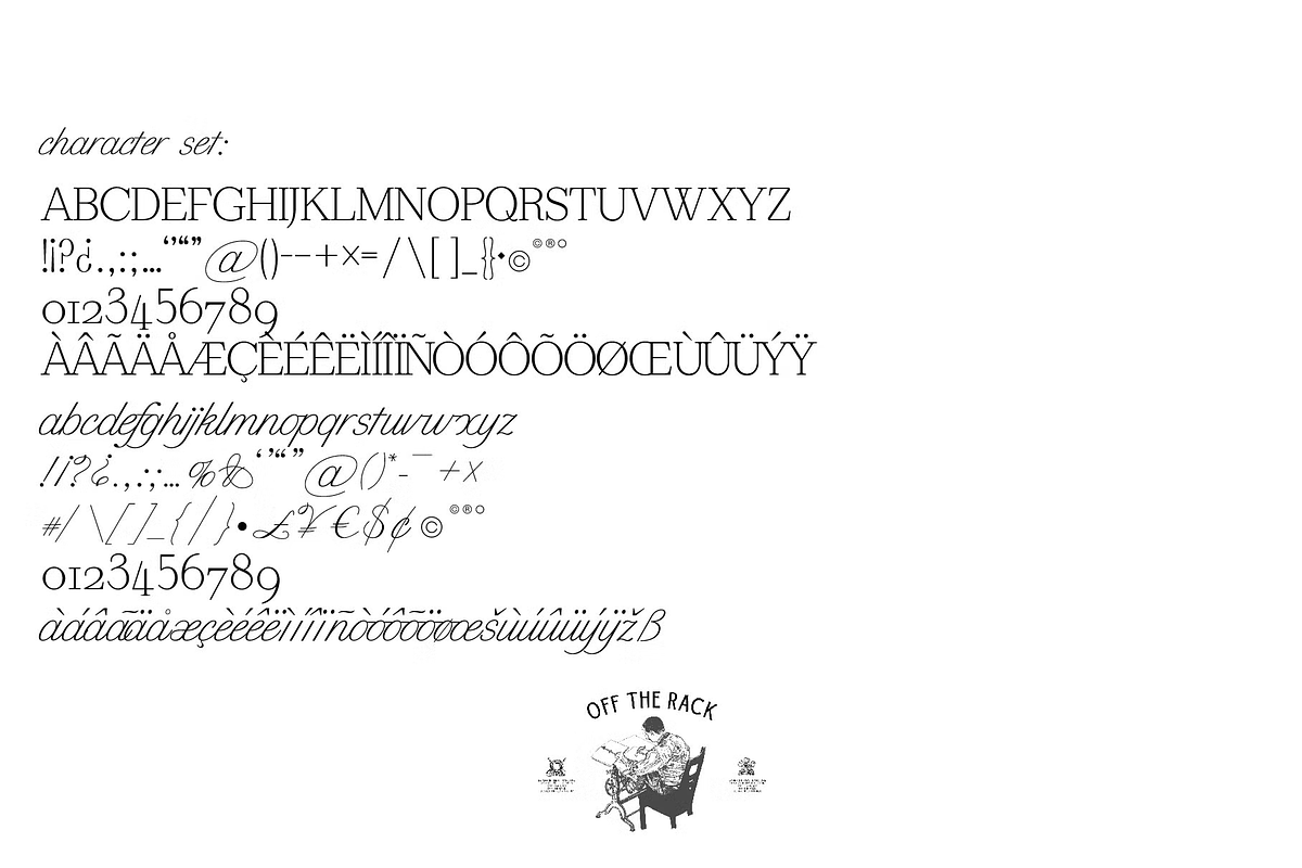 Estella | Display Typeface, a Serif Font by Off The Rack © (Photo 5 of 5)