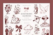 Whimsy Love Design Kit, a Decorative Illustration by PeDe Designs (Thumbnail 8 of 12)