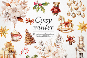 Cozy Winter - PNG Christmas Overlays