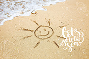 Summer sea lettering and doodle set, a Graphic by catary art (Thumbnail 7 of 8)